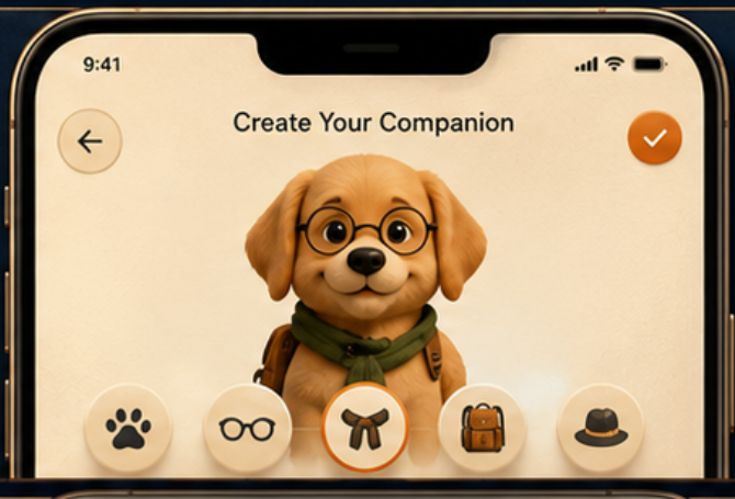 Create your companion phone screen